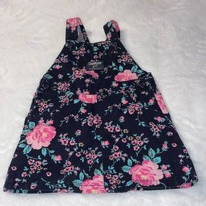 OshKosh B’Gosh 12 month skirt black with flowers
